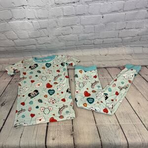 Magical Mamas Valentine Mickey Boy's Bamboo 2 Piece Set